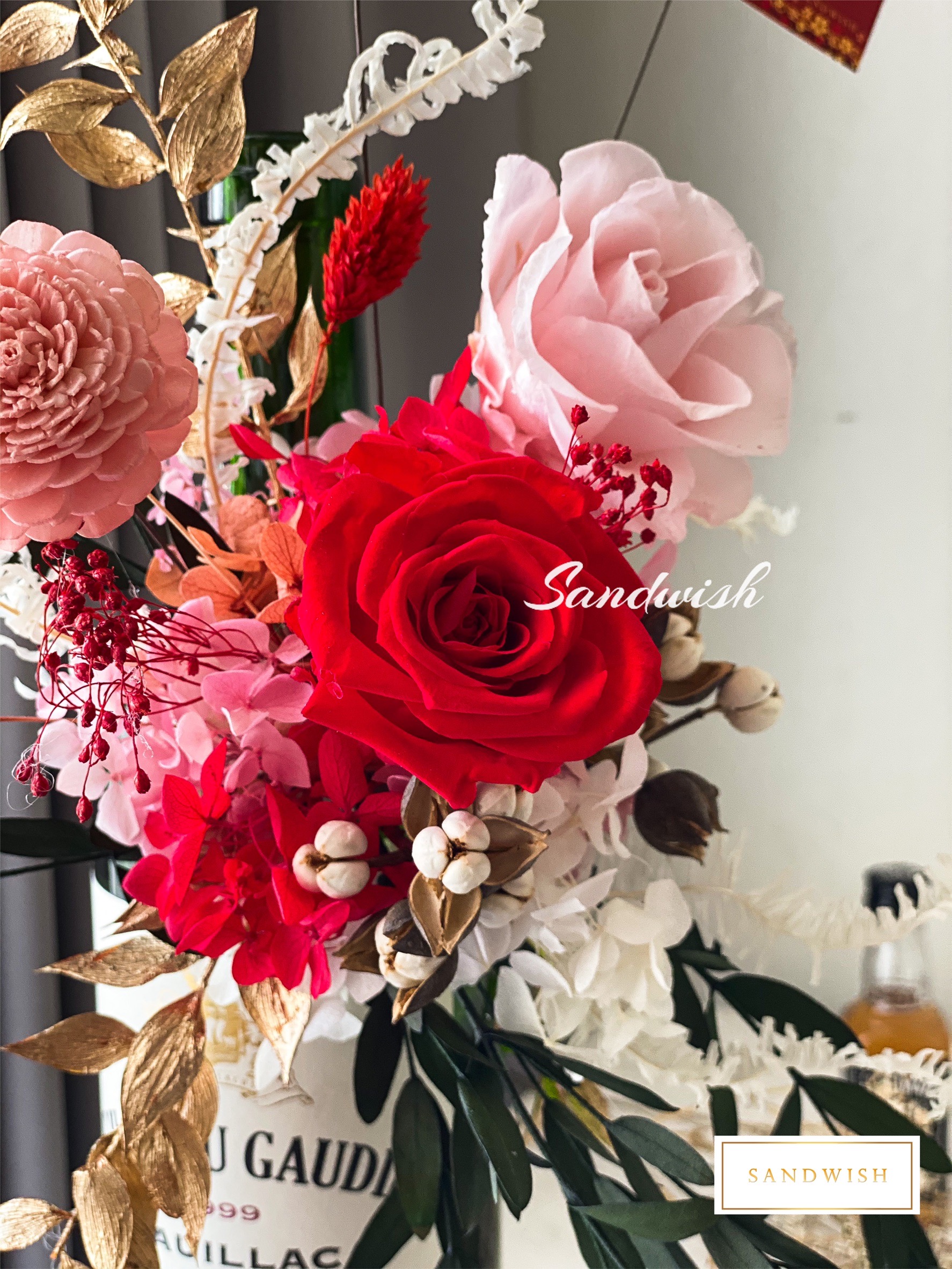 永生花盆花-開幕花禮-不醉不歸:圖片 2