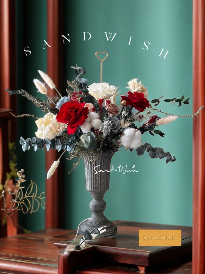 永生花盆花-古典城堡花園:圖片 2