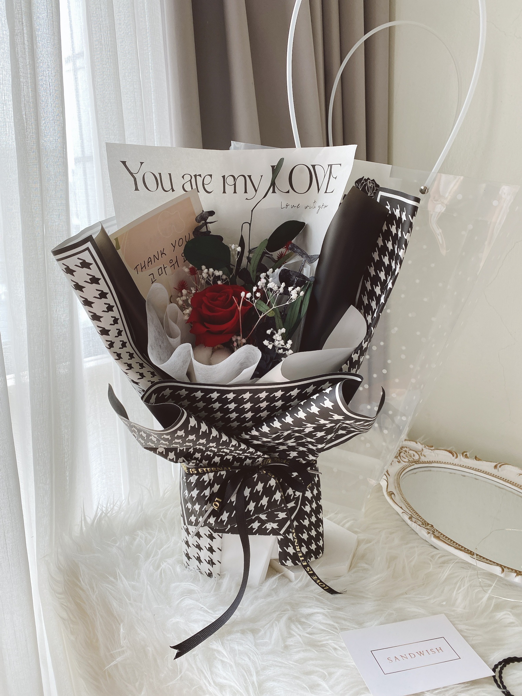 永生花歐式獨愛花束